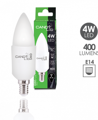 Candle Lamp LED 4W E14 SMD Candyled