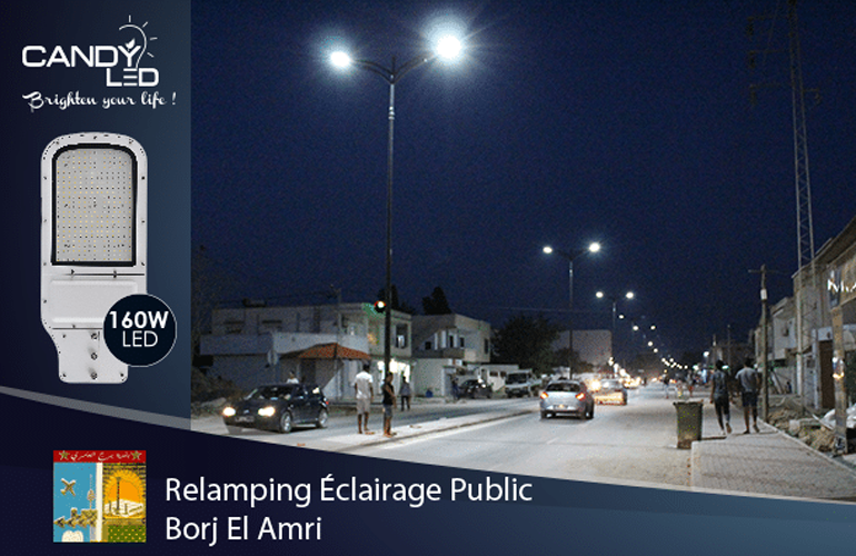 Eclairage Public References Candyled Borj El Amri Citylight