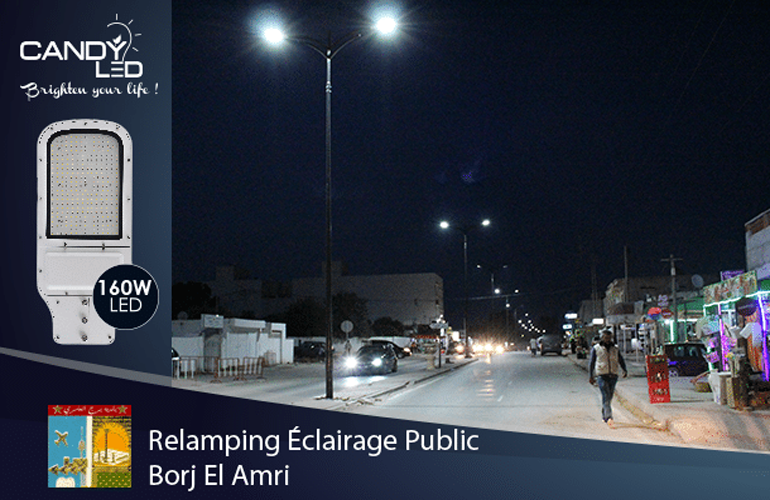Eclairage Public References Candyled Borj El Amri Citylight
